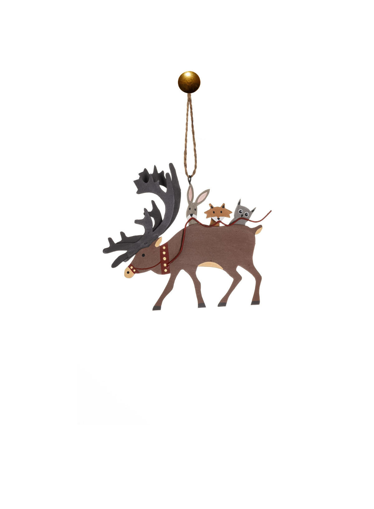 Reindeer and Passengers Hanger from Shoeless Joe