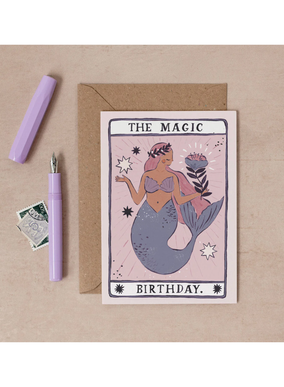 Mermaid Magic Birthday Card from Sister Paper Co.