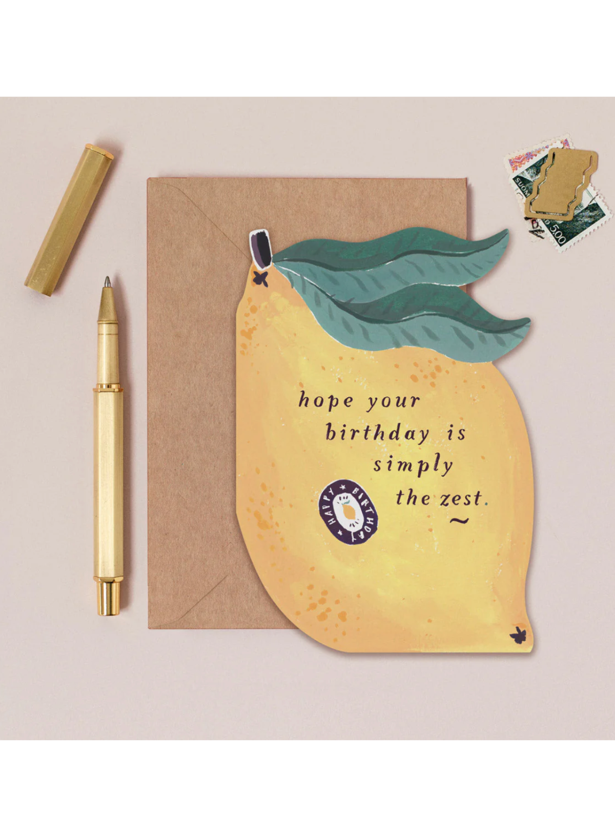 Lemon Zest Birthday Card from Sister Paper Co.