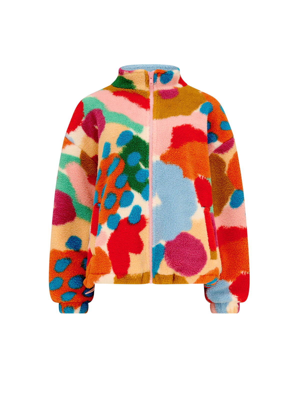 Sugarhill Hartley Zip Up Fleece Abstarct Floral