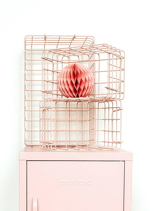 Wire Small Locker Basket from Mustard