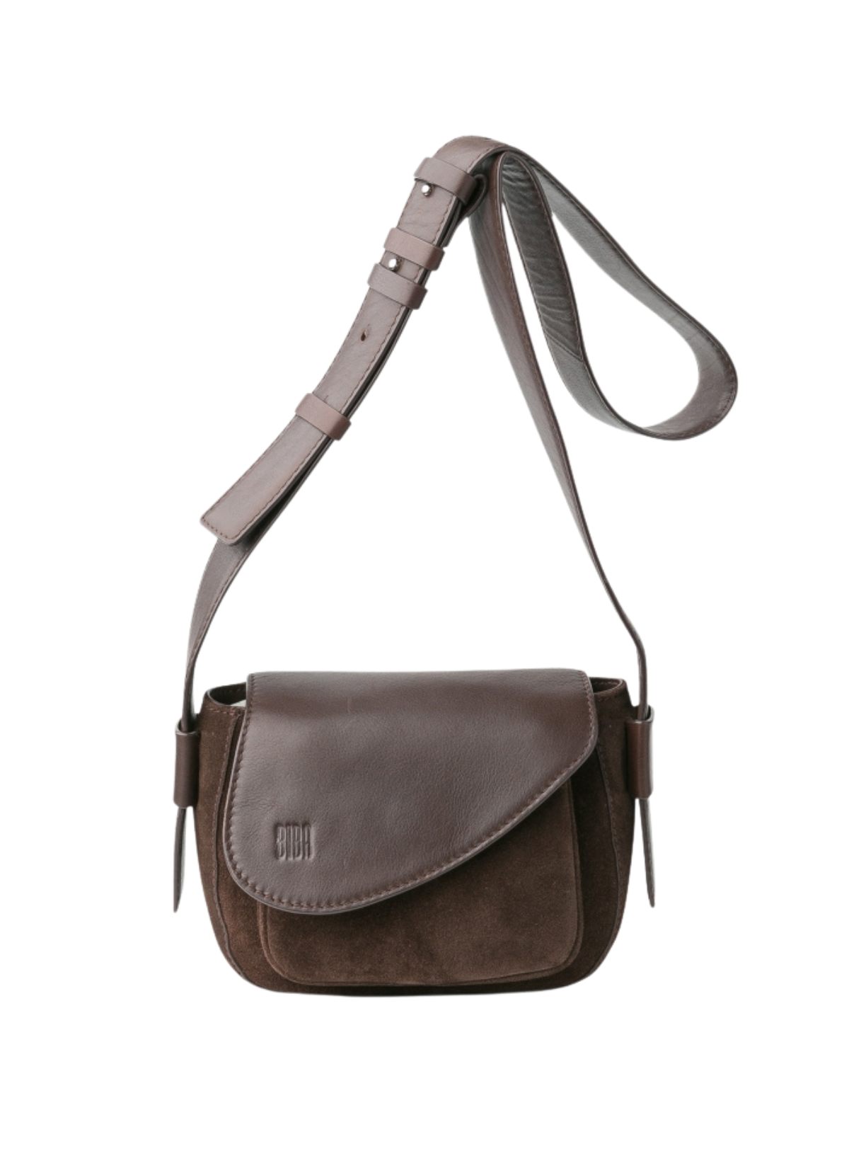 Biba Dark Brown Blunt Cross Body Bag