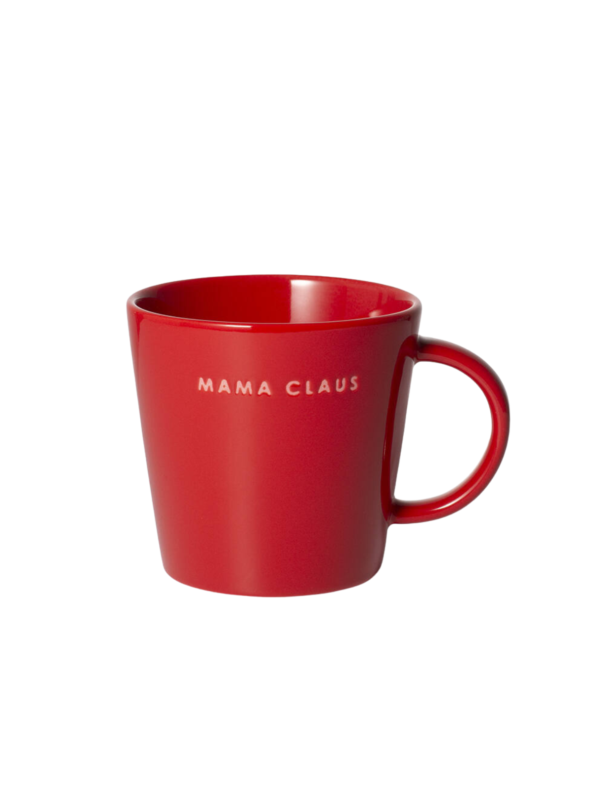 Ceramic Tea Cup Mama Claus Red from Vondels