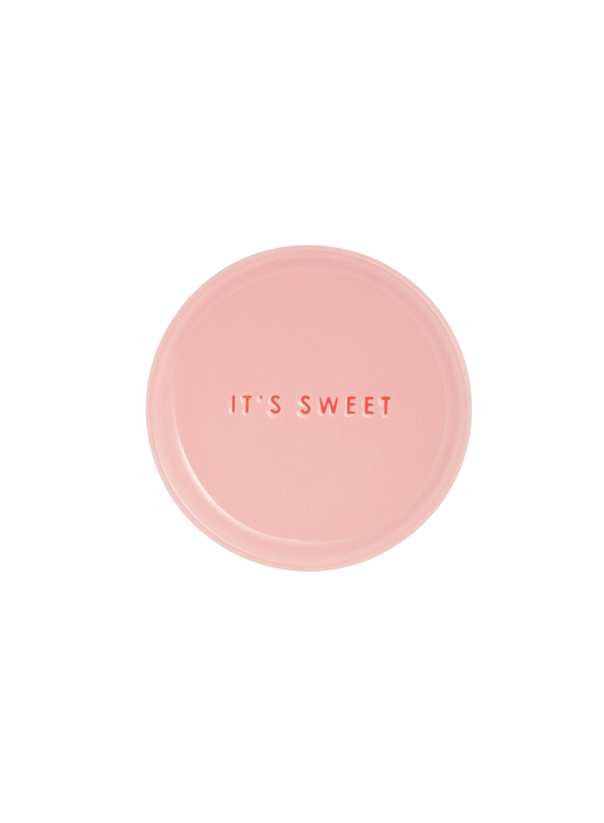 Ceramic Petit Plate It's Sweet Pink from Vondels