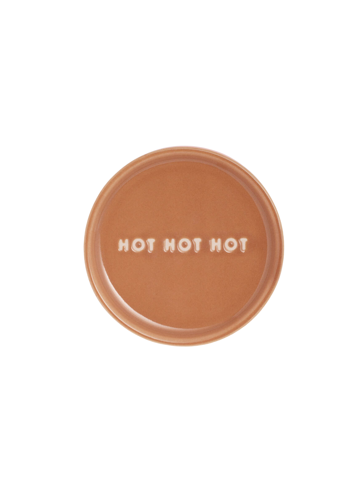 Ceramic Petit Plate Hot Hot Hot Terracotta from Vondels