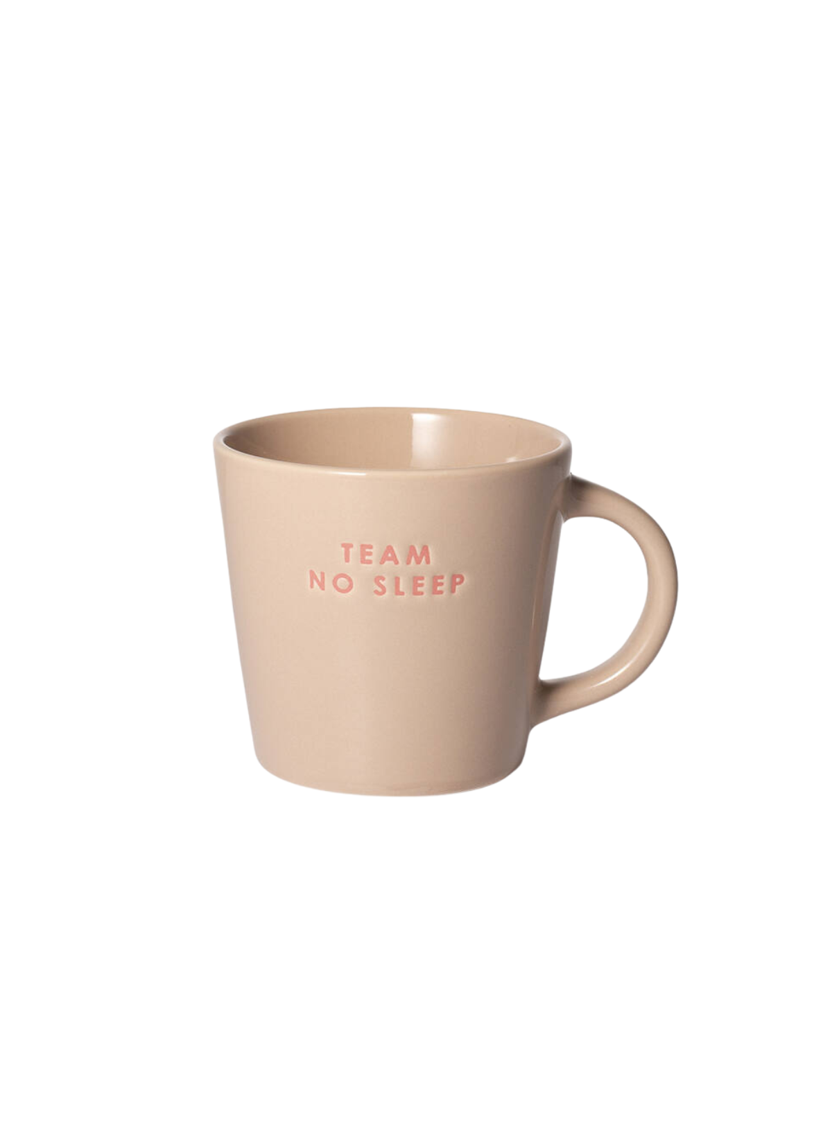 Ceramic Cappuccino Cup Team No Sleep from Vondels