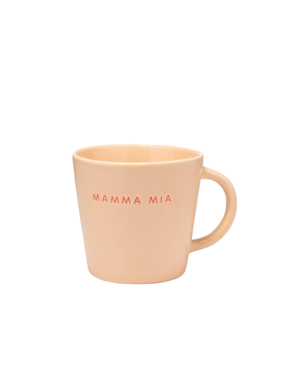 Ceramic Cappuccino Cup Mamma Mia Camel from Vondels