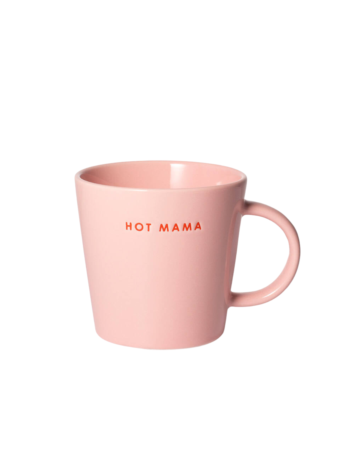 Ceramic Tea Mug Hot Mama Pink from Vondels