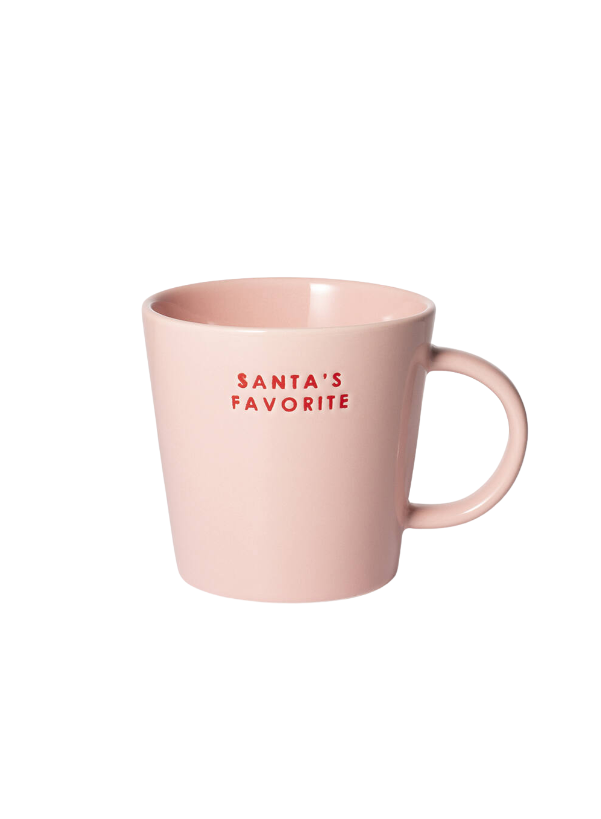 Ceramic Tea Cup Santa's Favorite Pink from Vondels