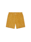 Terry Sweat Shorts in Camo Mustard from Wax London
