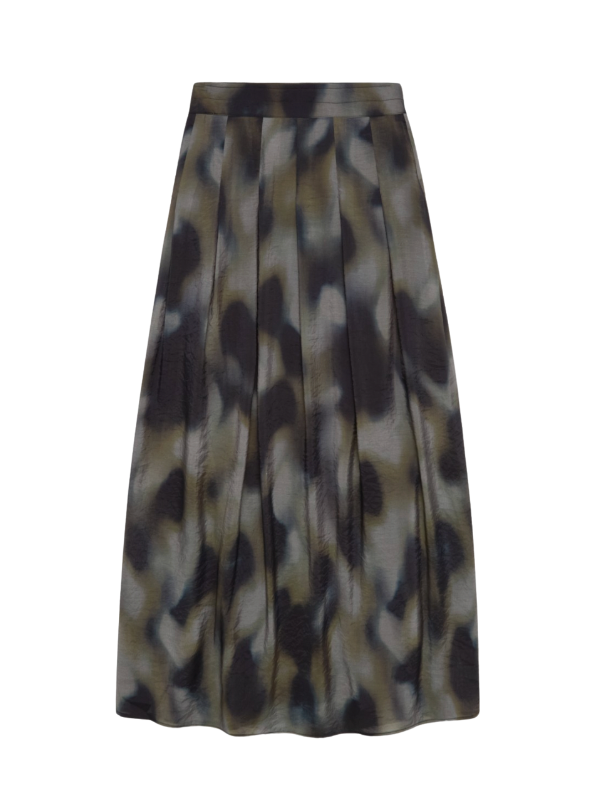 Patterned skirt on a white background