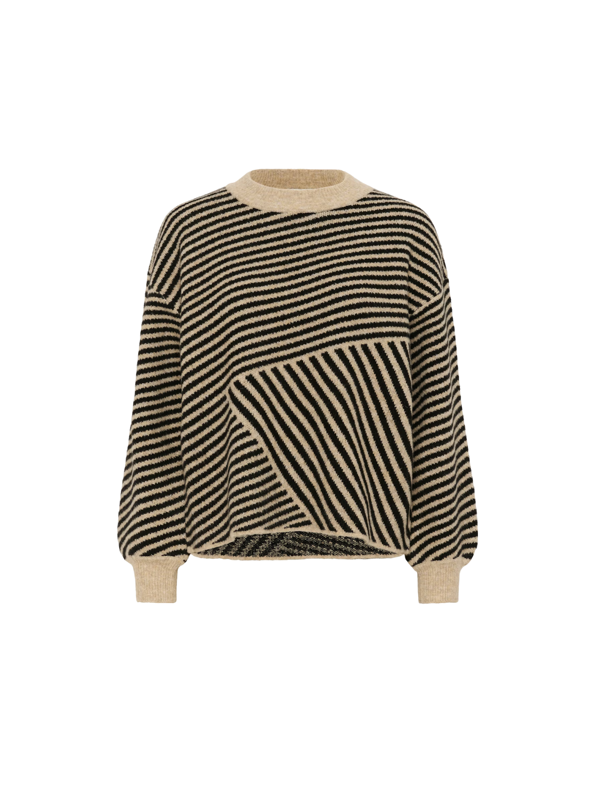 Verana Knit Pullover in Feather Grey Melange from Kaffe