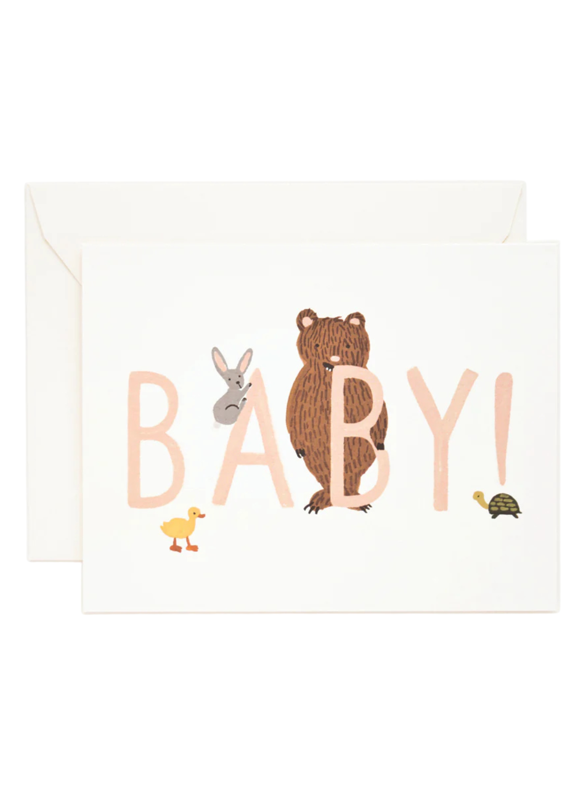 Baby! Peach Card from Rifle Paper Co.