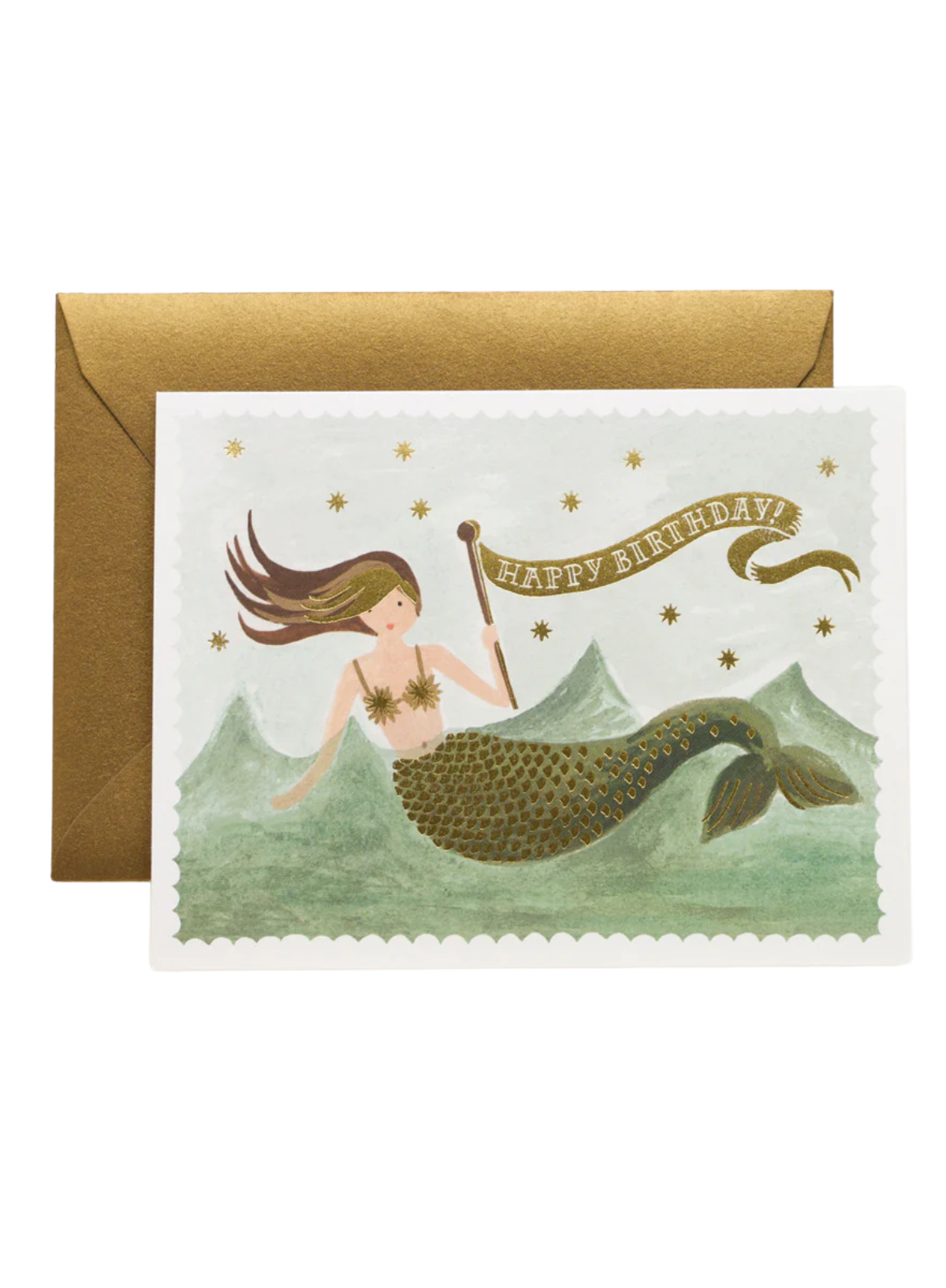 Vintage Mermaid Birthday Card from Rifle Paper Co.