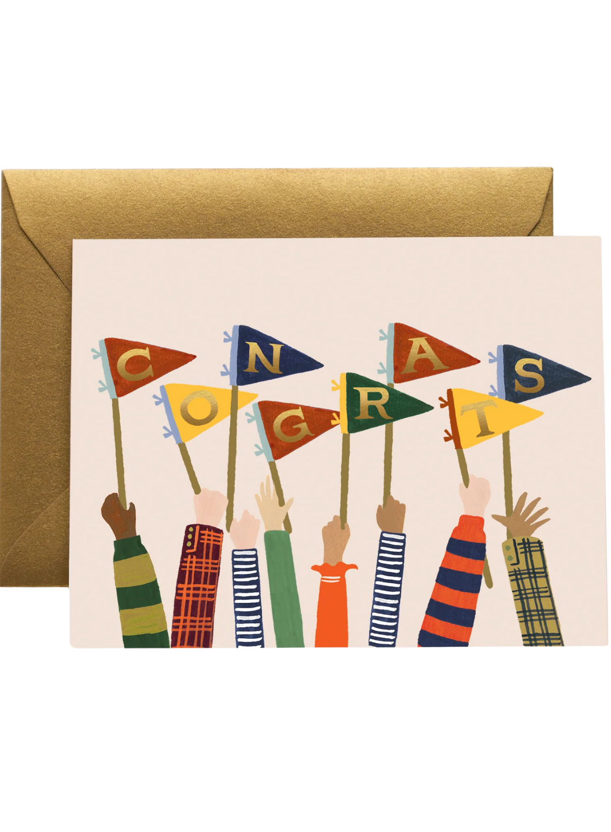 Congrats Penant Card from Rifle Paper Co.