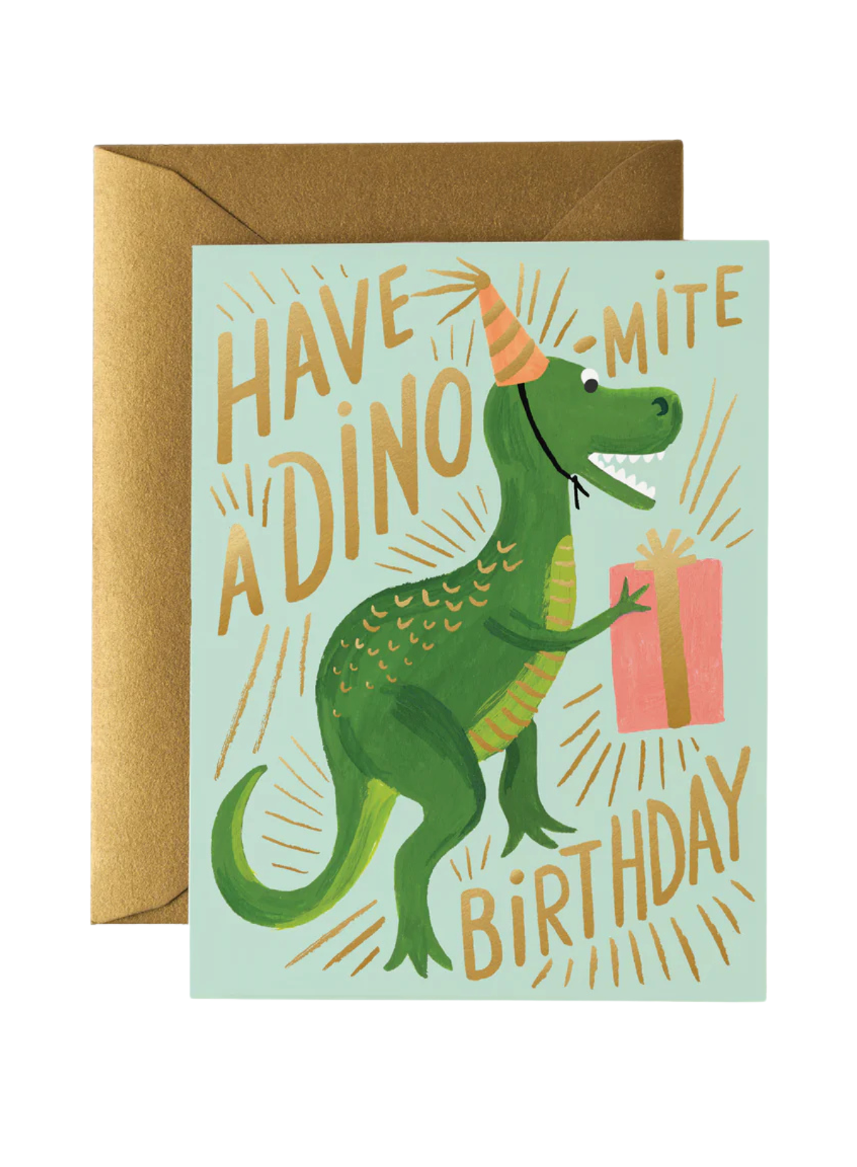 Dinomite Birthday Card from Rifle Paper Co.