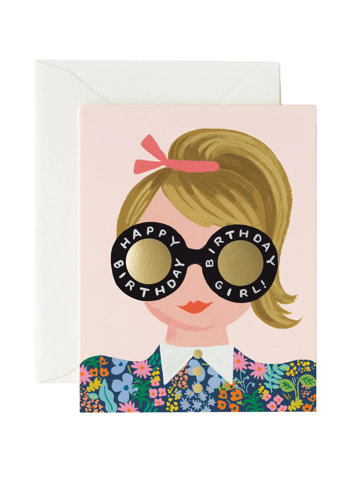 Meadow Birthday Girl Card from Rifle Paper Co.