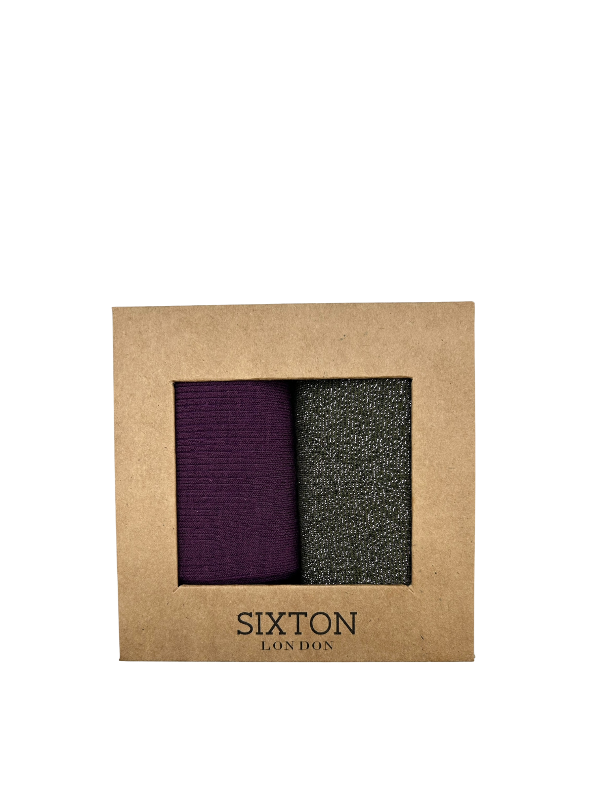 Purple Barcelona and Tokyo Ivy Sock Box from Sixton