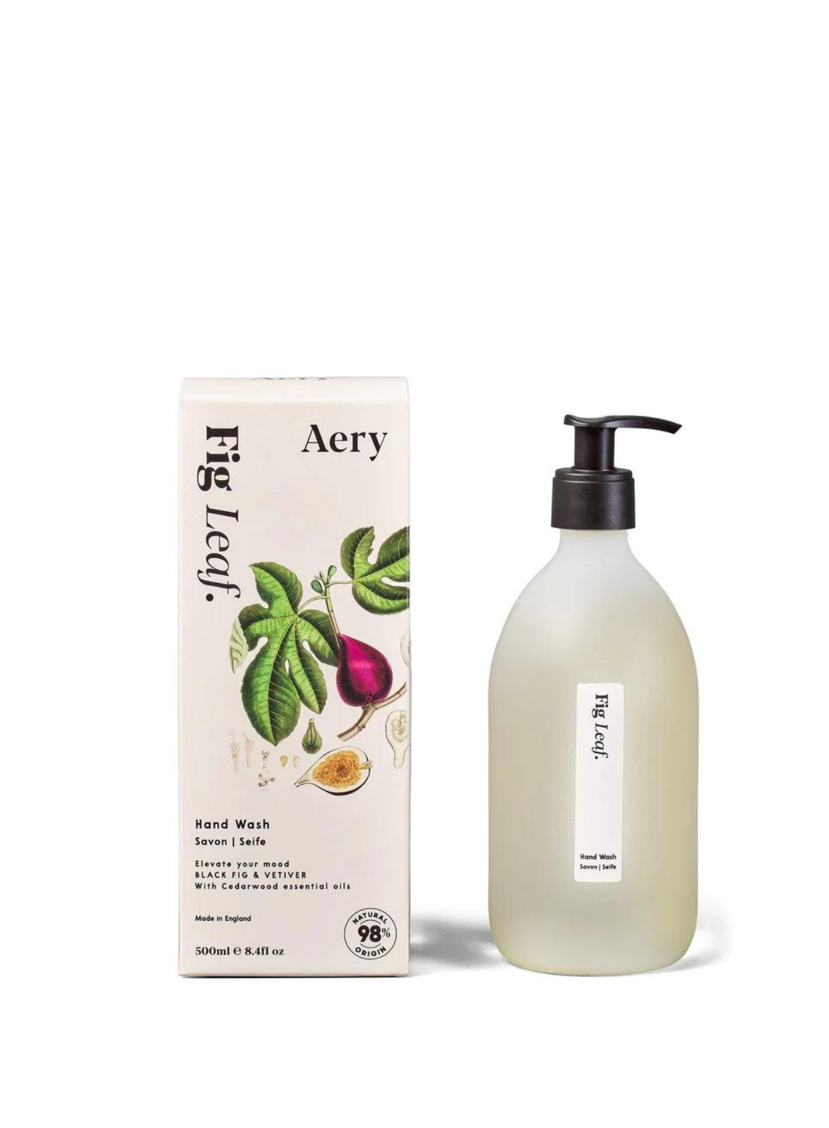 Aery Living Fig Leaf Hand Wash - Black Fig Vetiver & Cedarwood