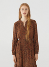 Button Fern Print Midi Dress from Nice Things