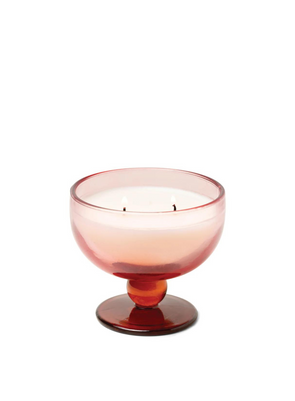 Aura 170g Rose & Red Tinted Glass Goblet - Saffron Rose from Paddywax