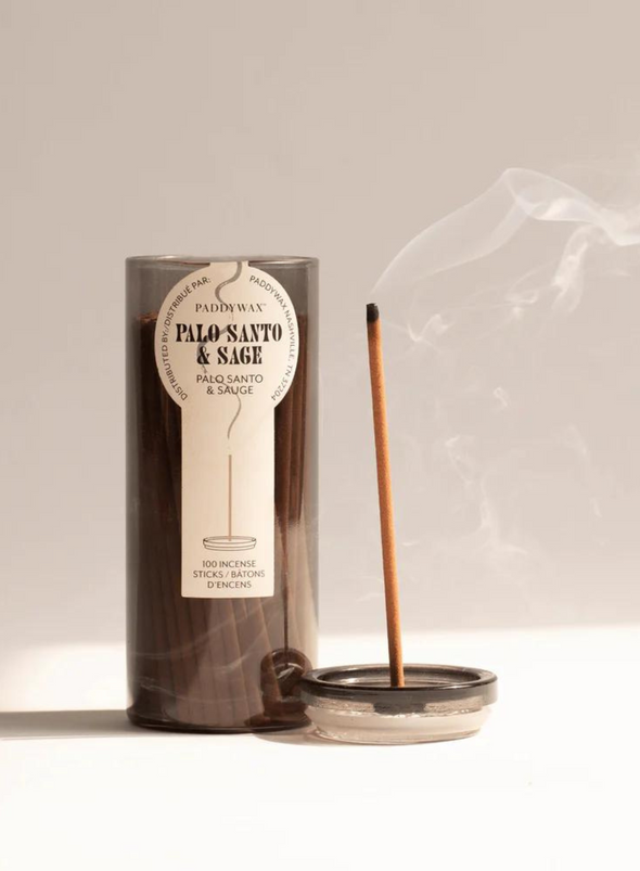 100 Incense Sticks - Palo Santo & Sage from Paddywax