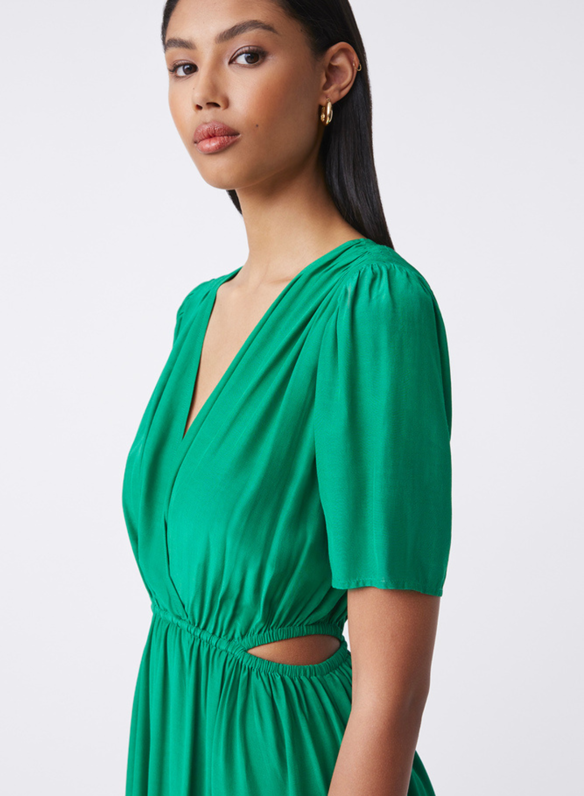 Ciska Dress in Vert from Suncoo