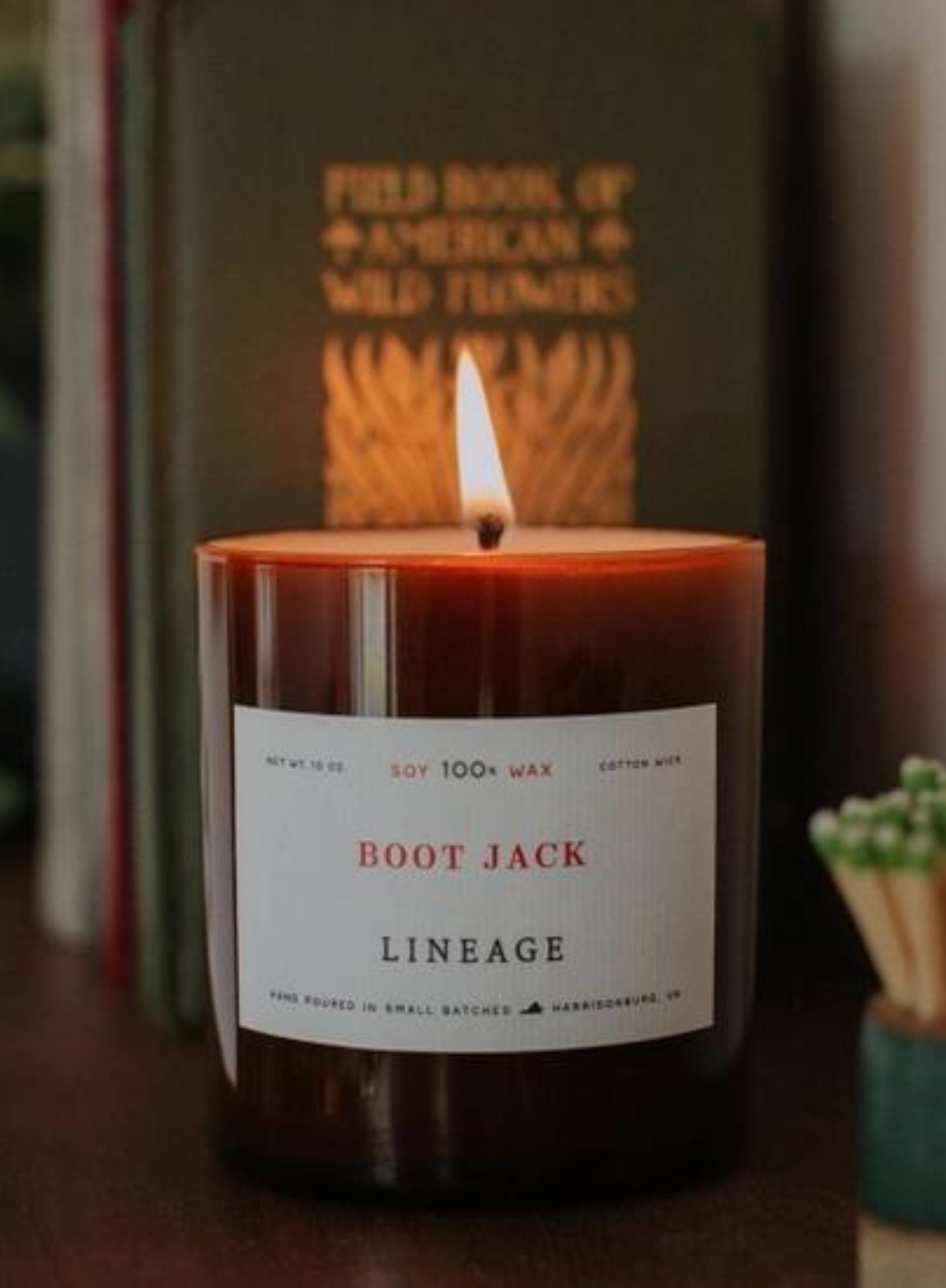 Boot Jack Candle from Lineage