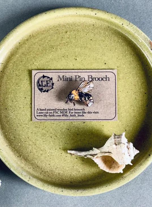 Bumble Bee Mini Pin from Lily Faith