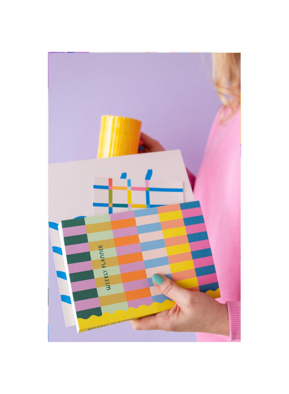 Colourful Blocks A5 Weekly Planner from Raspberry Blossom