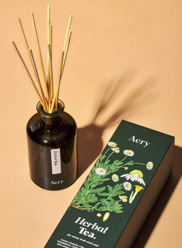 Herbal Tea Reed Diffuser - Chamomile Lavender & Eucalyptus from Aery Living