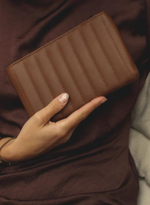 Michi Wallet in Oak from Monk & Anna