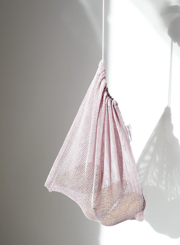 Reusable Produce Bags in Ochre/Pink/Rose from Designworks Ink
