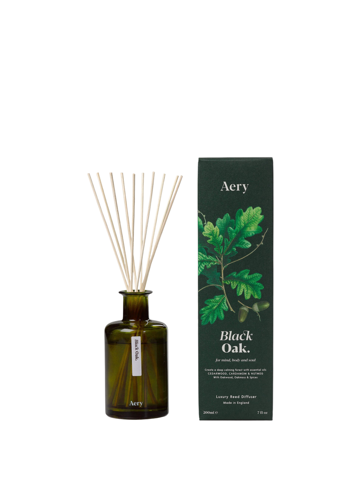 Aery Living Black Oak Reed Diffuser - Cedarwood
