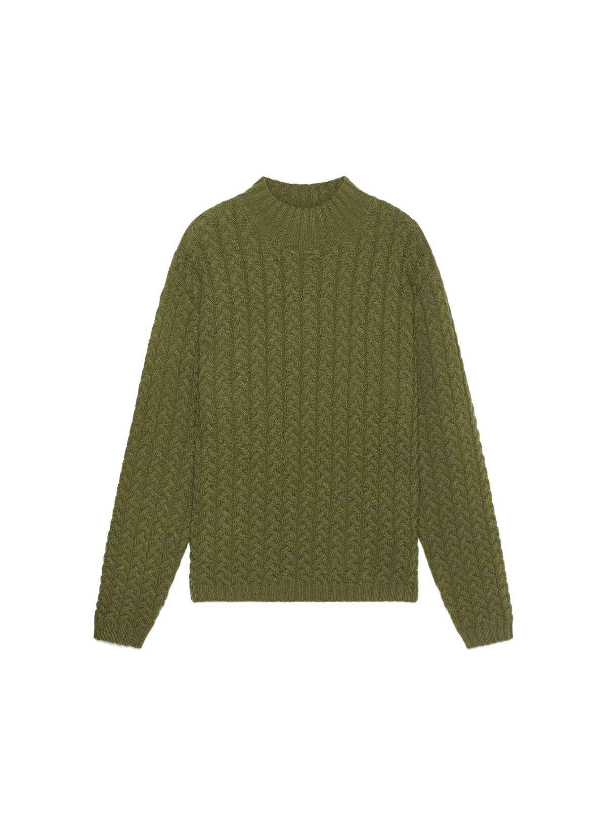 Stoner Jumper Plait in Moss from Wax London
