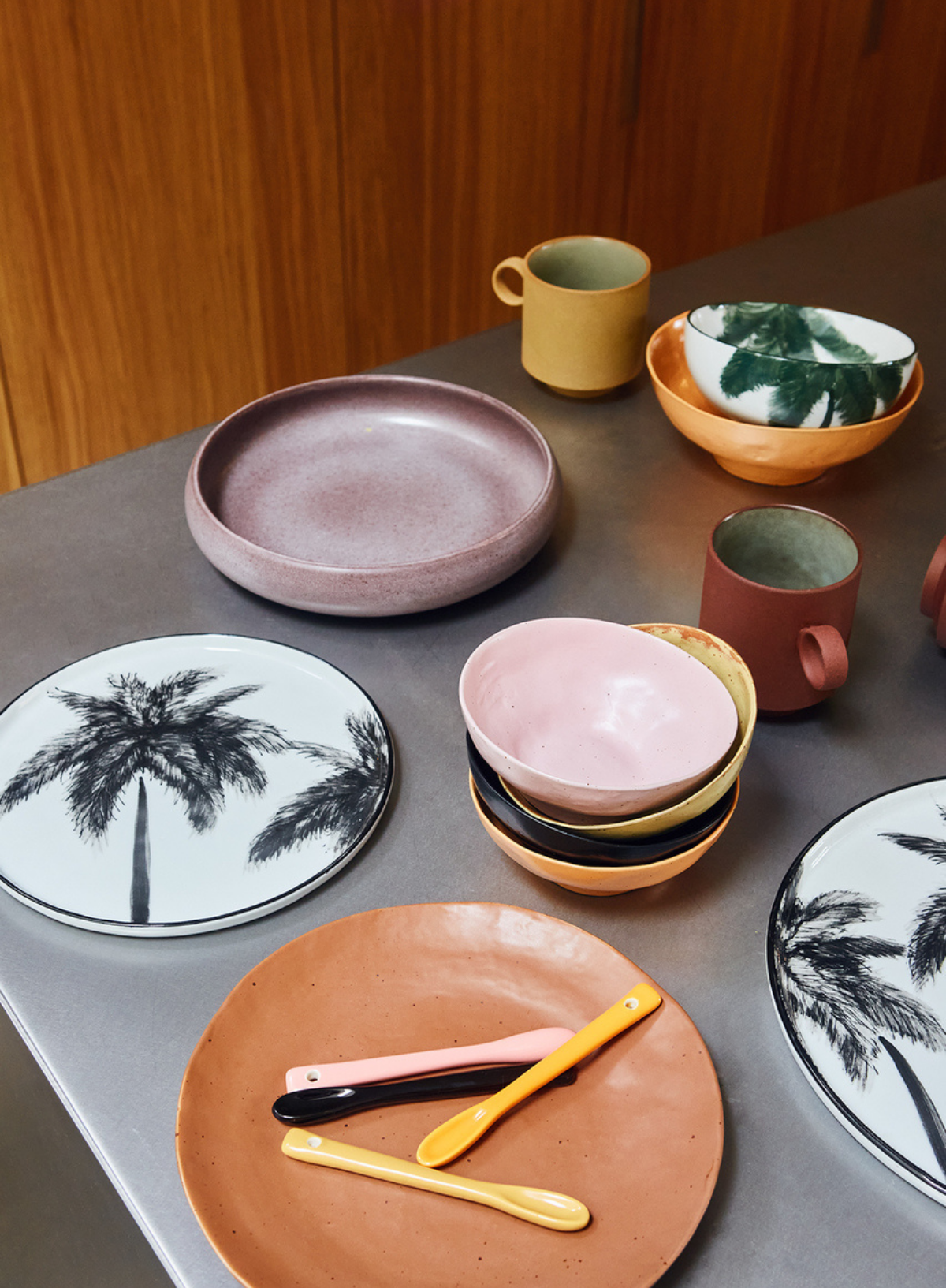 HK Living Bold & Basic Ceramics: Purple Deep Plate