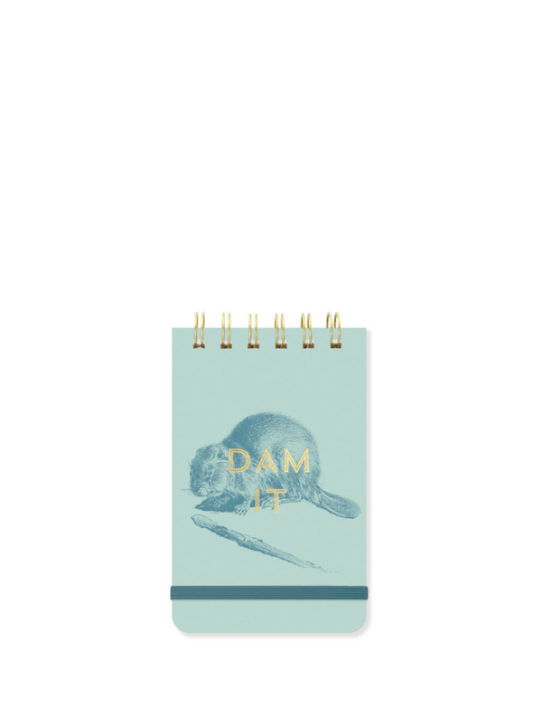 Vintage Sass Dam It Twin Wire Notepad from Designworks ink.