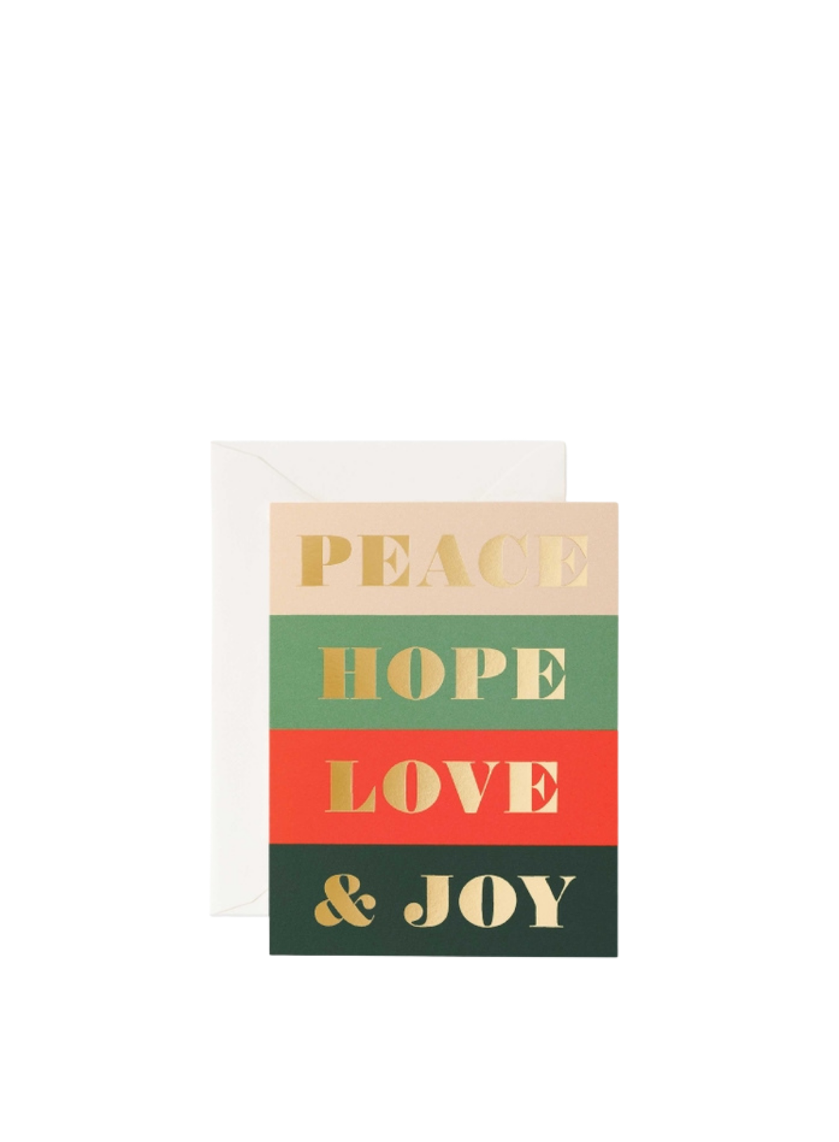 Peace and Joy Boxed Cards from Rifle Paper Co.