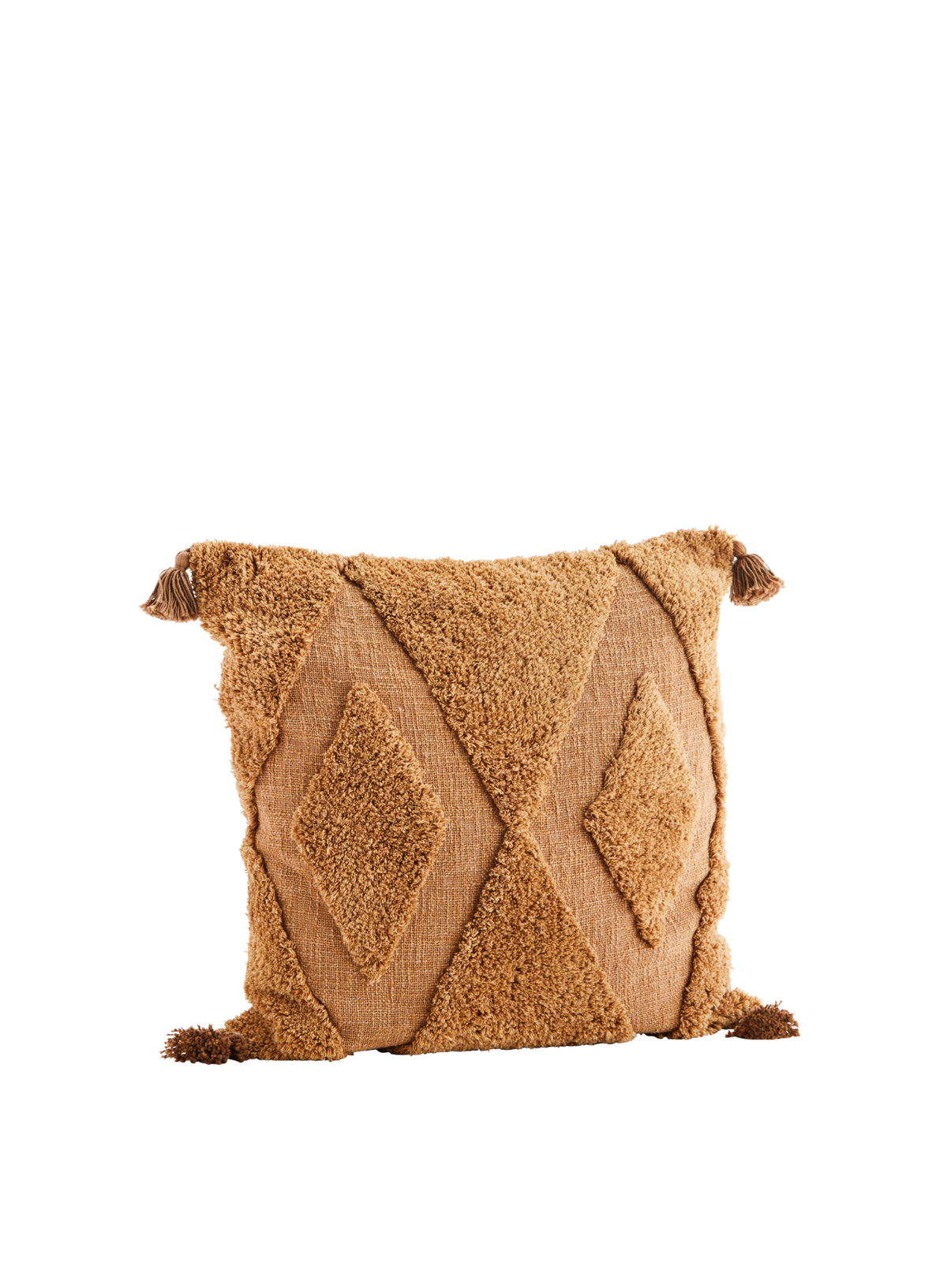 Cushion with Tufting Indian Tan 60 x 60cm from Madam Stoltz