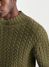 Stoner Jumper Plait in Moss from Wax London