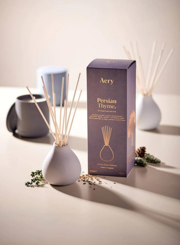 Persian Thyme Reed Diffuser - Neroli Saffron & Oudh from Aery Living