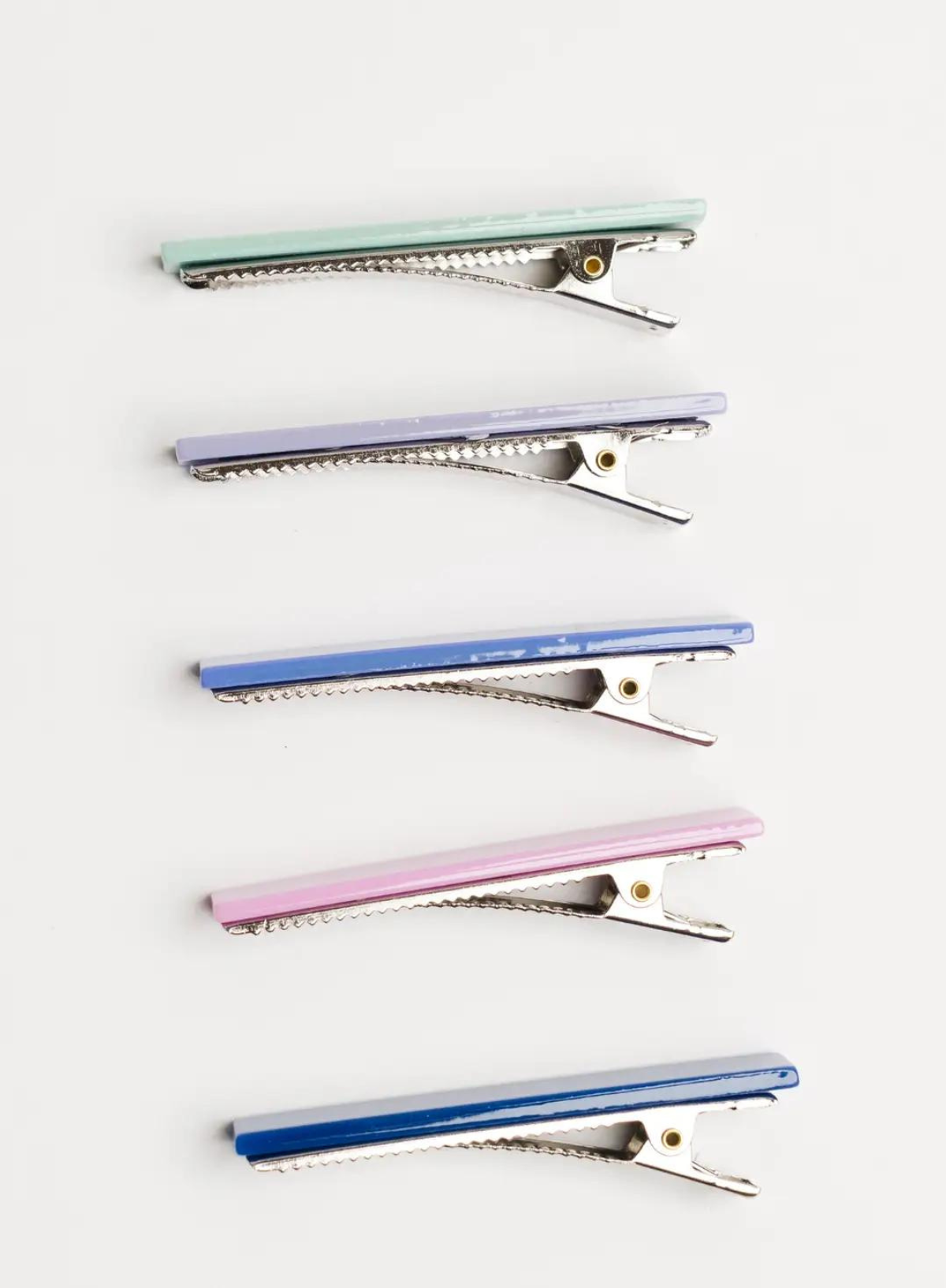Flora Clips in Mulberry from Nat + Noor