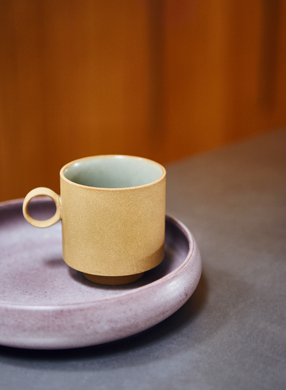 Bold & Basic Ceramics: Purple Deep Plate from HK Living