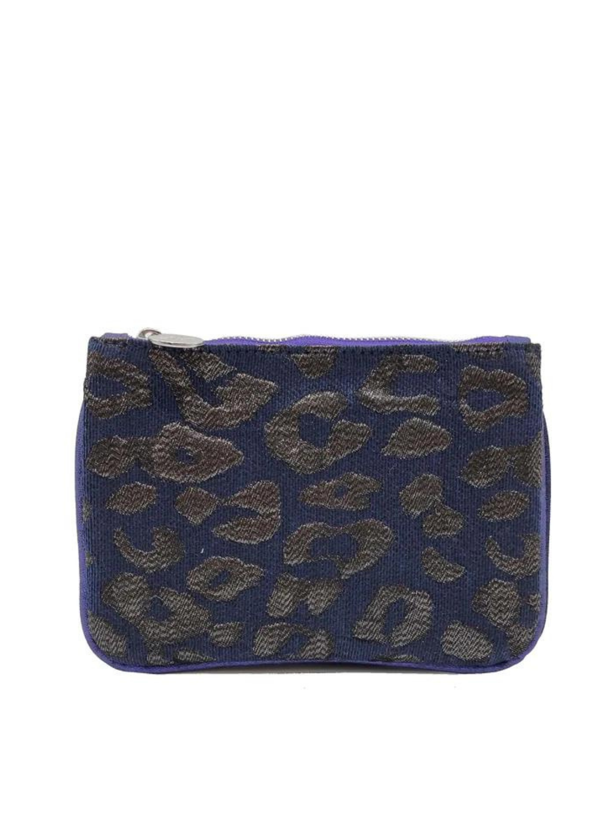 Lola Leopard Wallet in Navy from Nooki