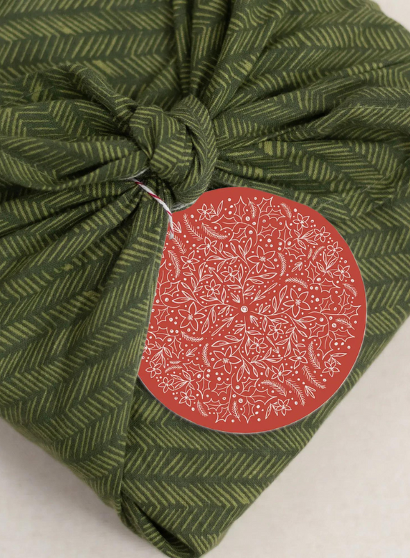 Holiday Floral Gift Tags from 1Canoe2