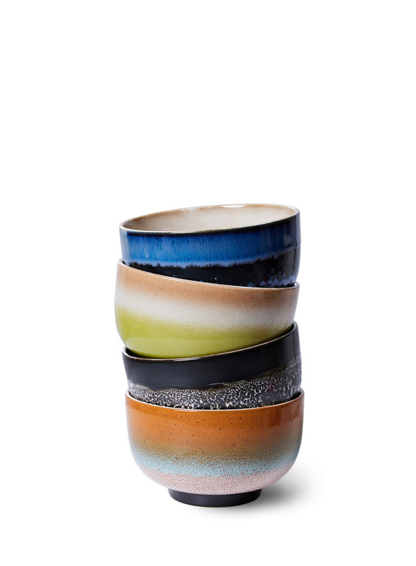 70's Ceramic Noodle Bowl in Rock On from HK Living