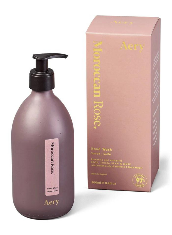 Moroccan Rose Hand Wash - Rose Tonka & Musk from Aery Living