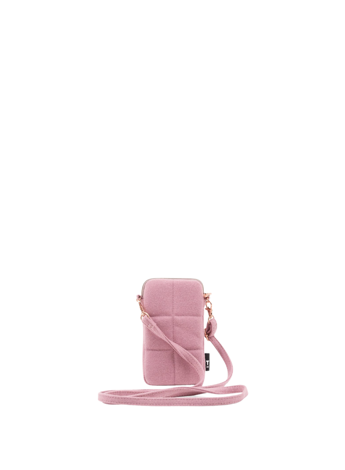 Luce Puffy Phone Pouch in Wool/Blush Tinne + Mia by Rilla Go Rilla