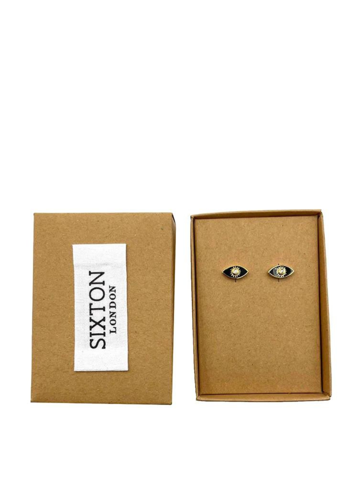 Enamel Eye Earrings from Sixton