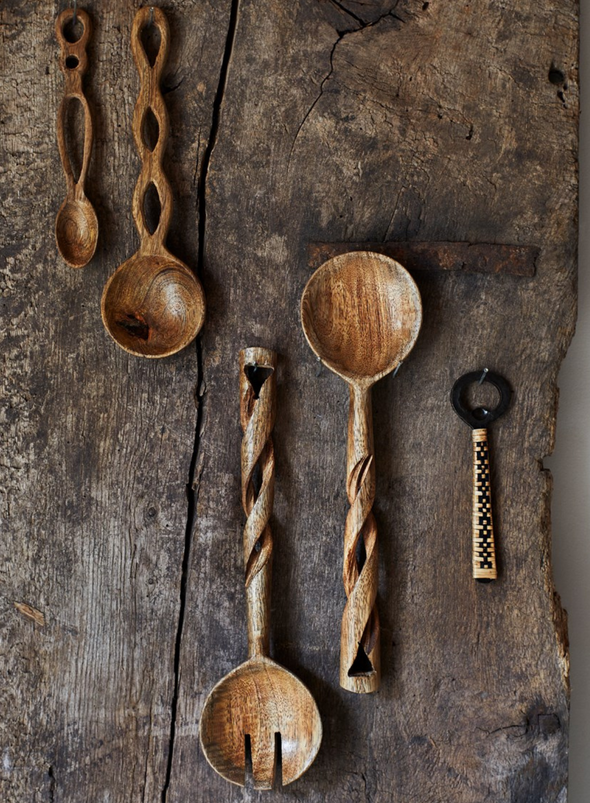 Carved Wooden Spoon Small from Madam Stoltz